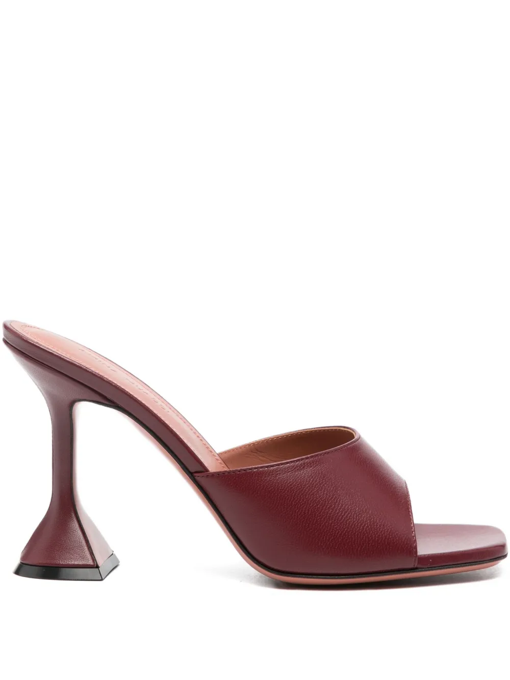 Amina Muaddi 95m Lupita square-toe sandals | Red | Image 1