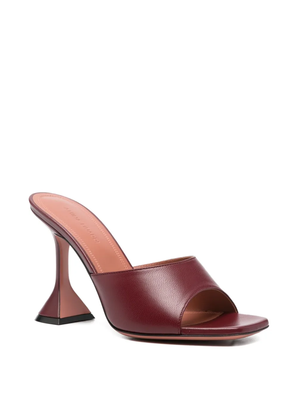 Amina Muaddi 95m Lupita square-toe sandals | Heeled Sandals | Image 2