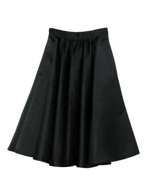 Max Mara falda acampanada con diseño fruncido