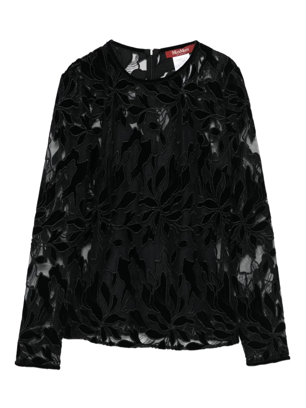 Max Mara Plinio ブラウス - ブラック Max Mara Plinio ブラウス - ブラック