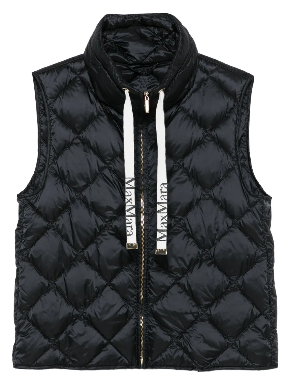Max Mara chaleco con cierre | negro | Image 1