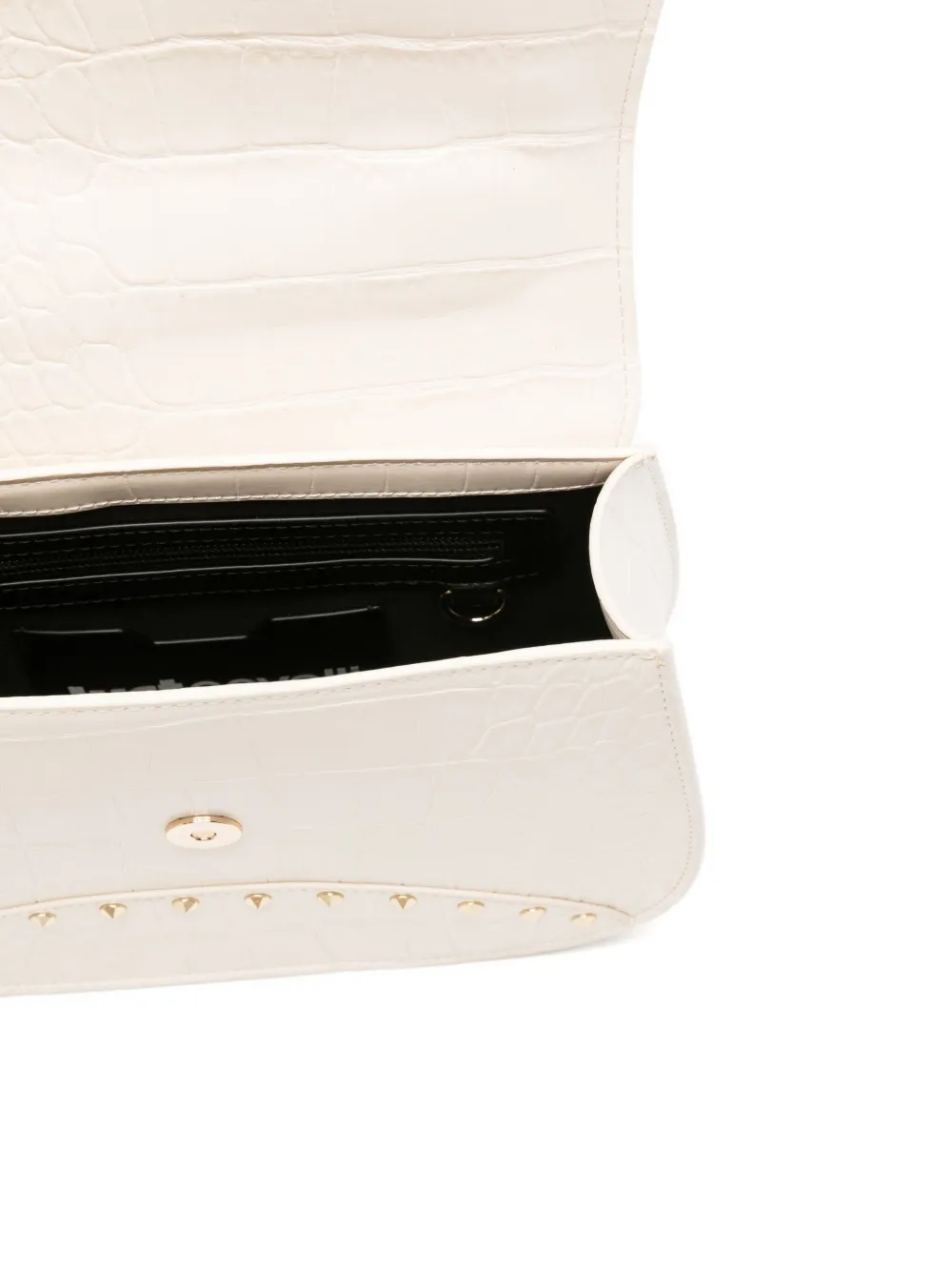 Just Cavalli Studded Tote Bag In White