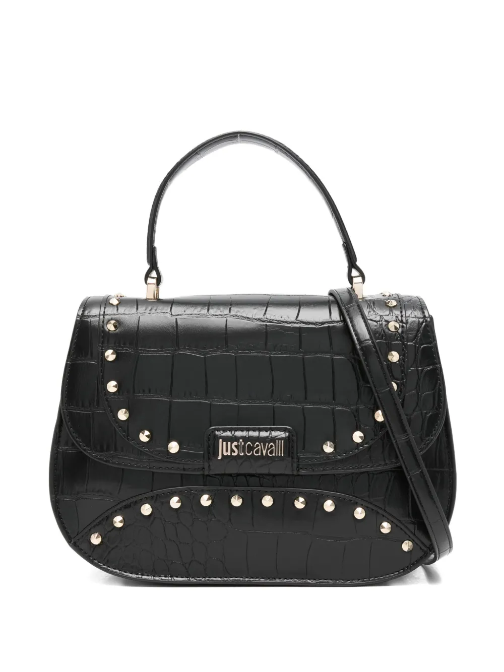 Just Cavalli studded tote bag | Black | Image 1