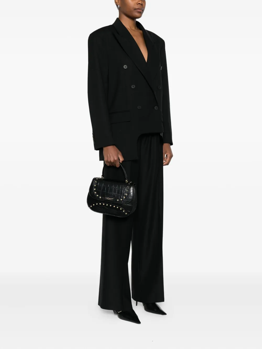 Just Cavalli studded tote bag - Zwart