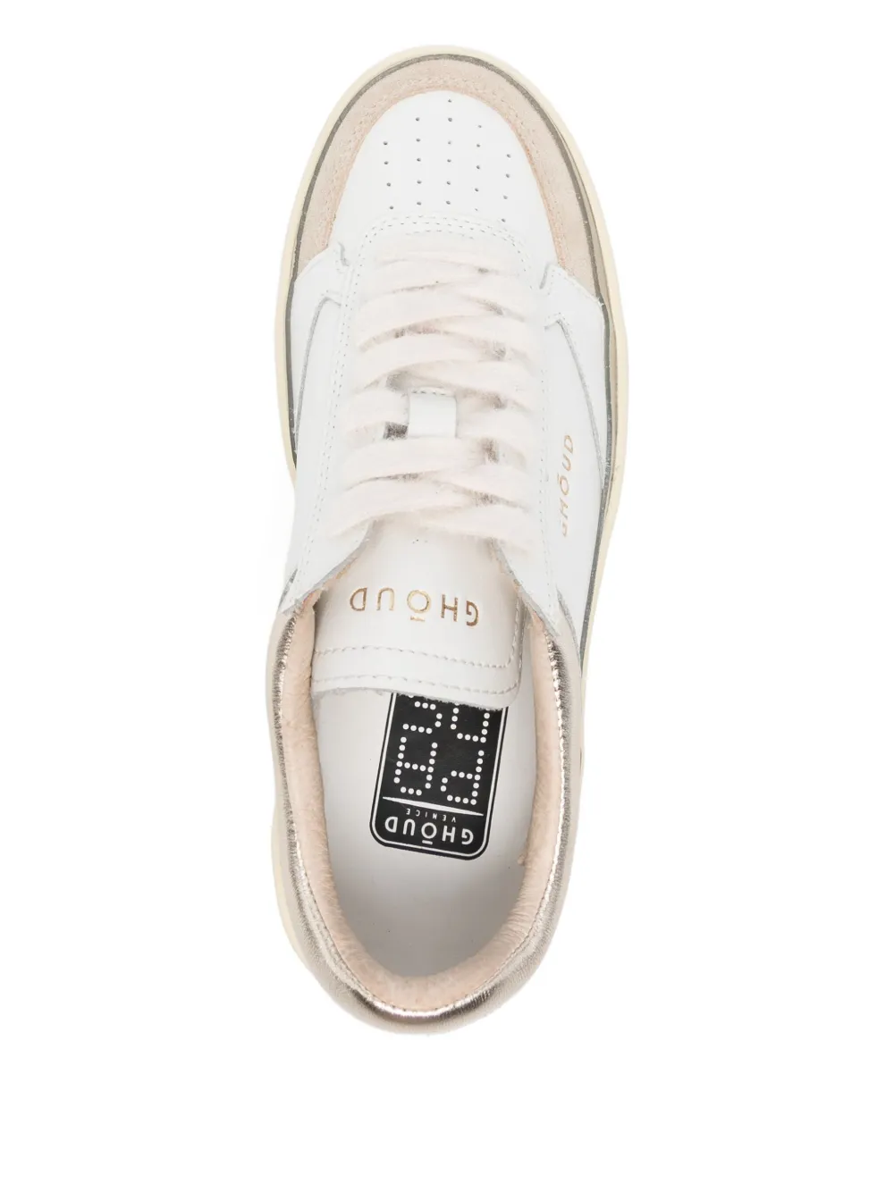 Ghoud Panelled Low-top Sneakers In White