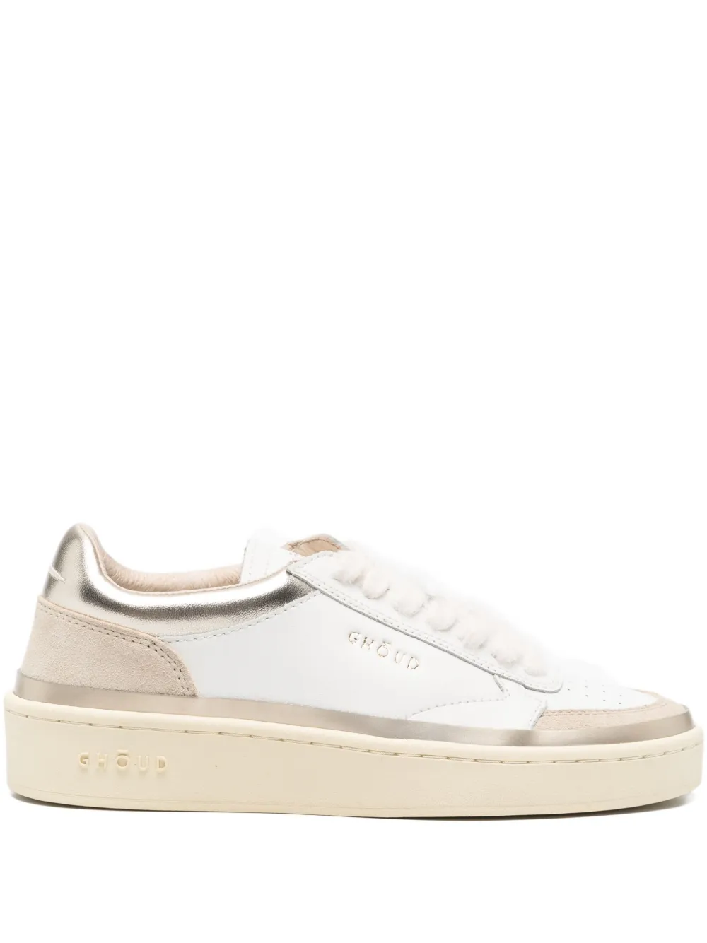 Ghoud Panelled Low-top Sneakers In White