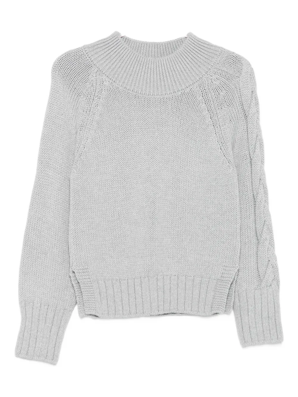 Intrecci Ribbed Sweater In Metallic