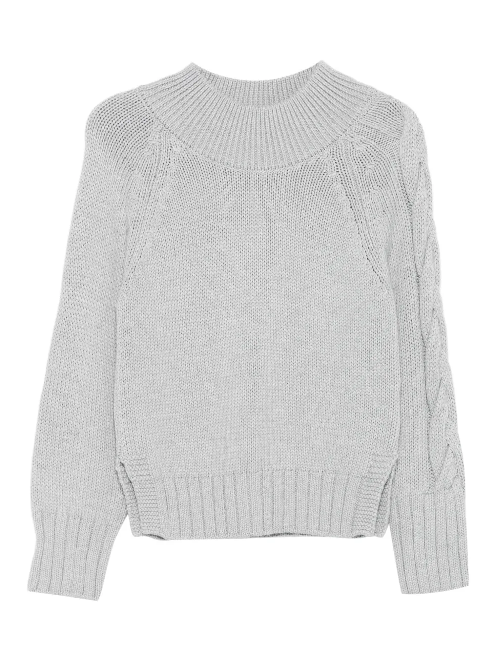 Intrecci ribbed sweater - Grigio