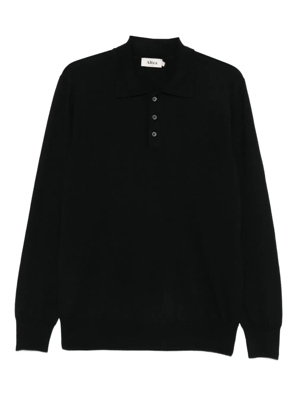Altea polo-collar sweater | Black | Image 1