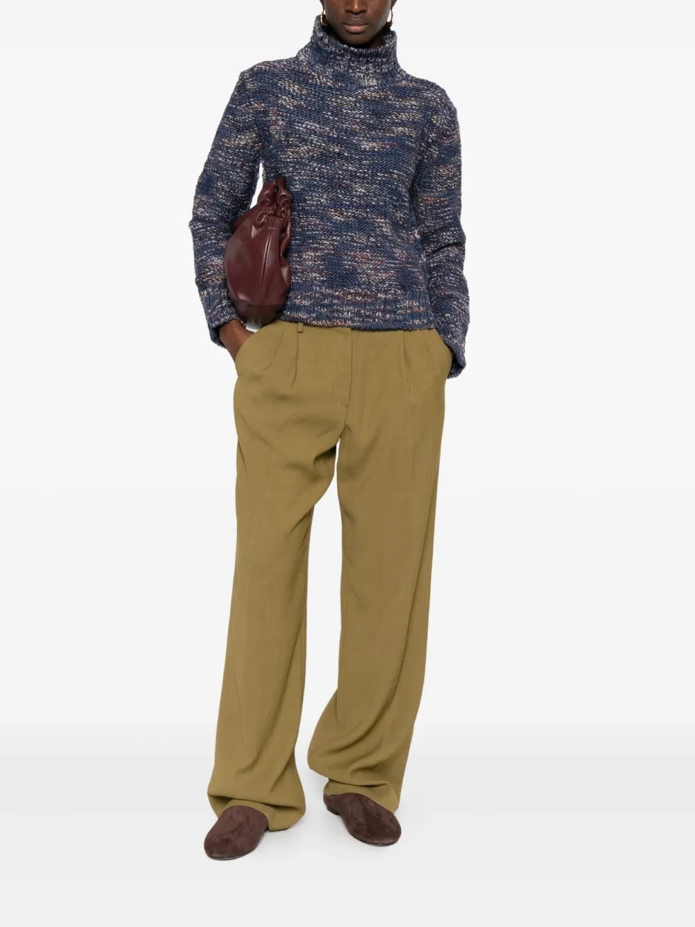 Intrecci Step Jumper In Blue