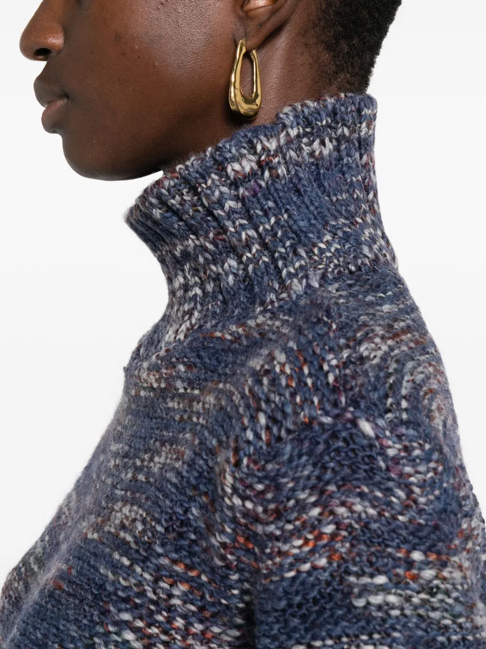 Intrecci Step Jumper In Blue