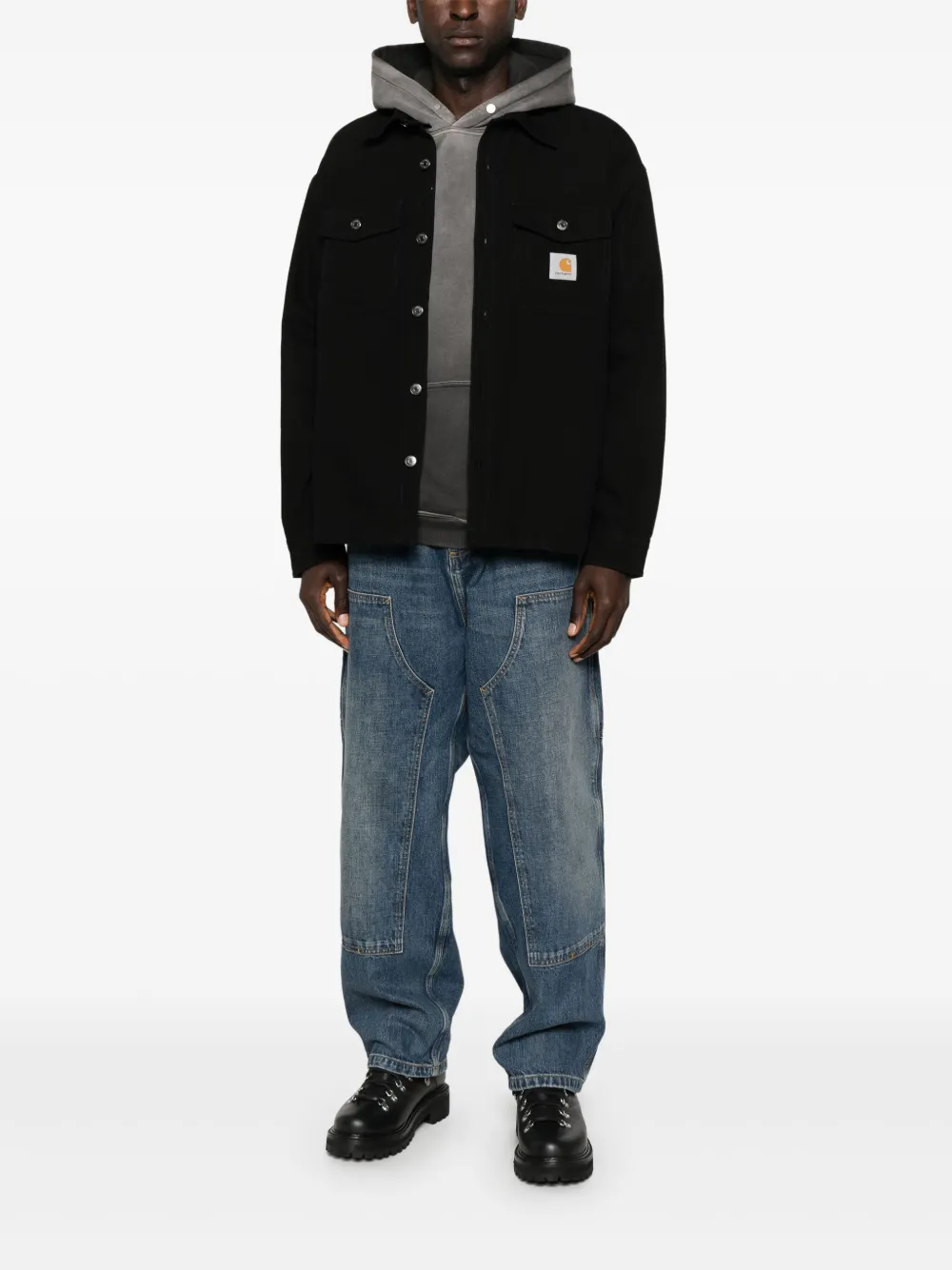 Carhartt WIP panelled jeans - Blauw