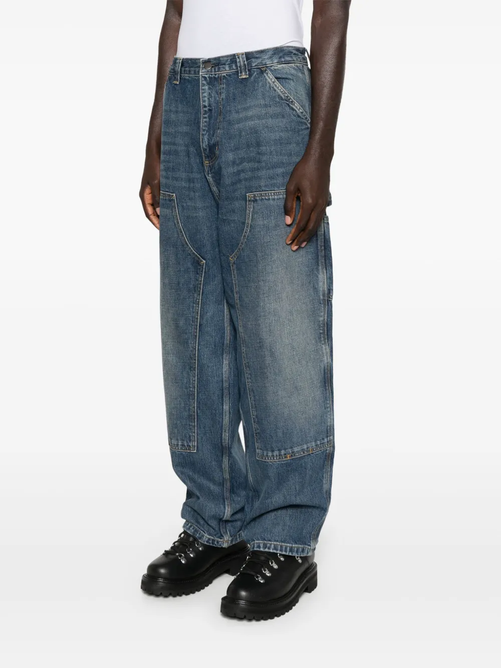 Carhartt Og Double Knee Denim Jeans In Blue