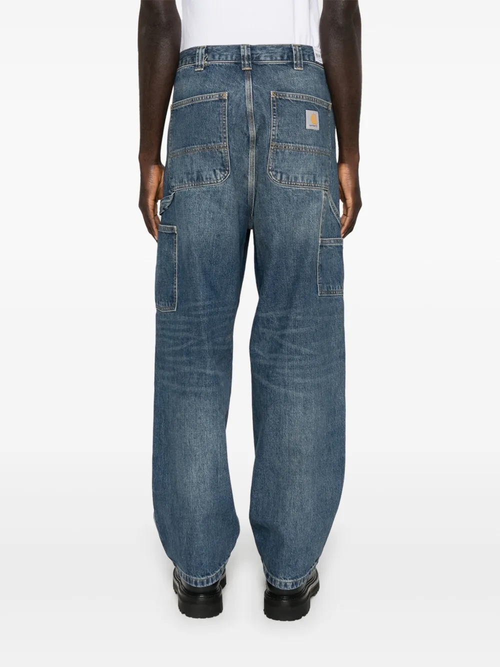 Carhartt Og Double Knee Denim Jeans In Blue