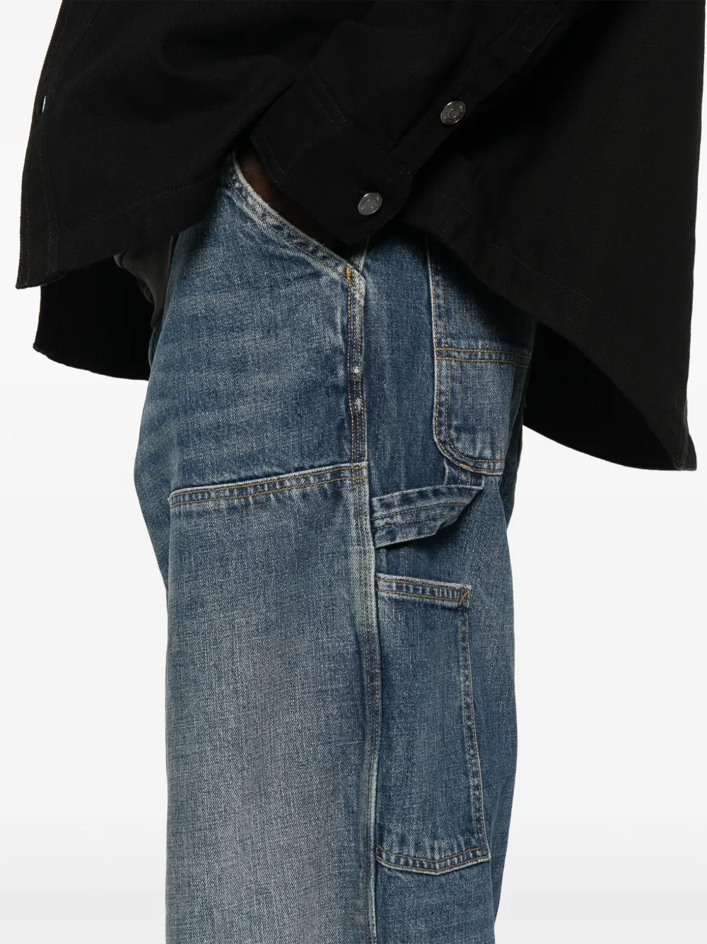 Carhartt Og Double Knee Denim Jeans In Blue