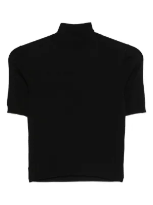 Dolce & Gabbana short-sleeve Turtleneck Sweater | Black | FARFETCH CA