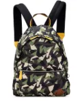 Fendi Pre-Owned 2010-2025 Camouflage Print Nylon Bugs backpack - Black
