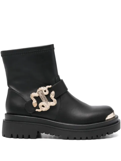 Just Cavalli buckle embellished boots