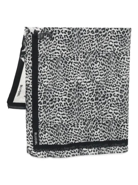 Blugirl animal-print scarf