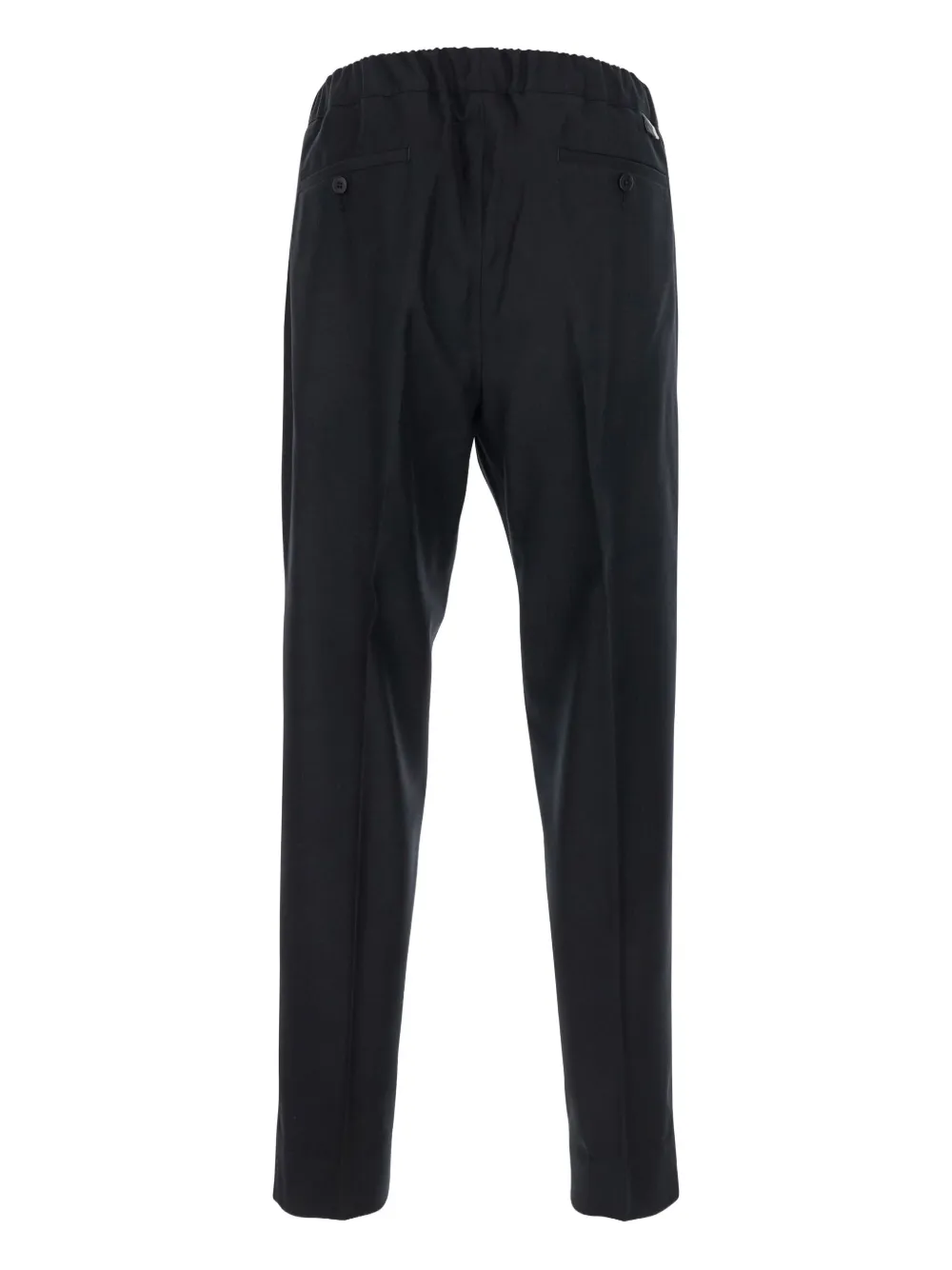 Low Brand elastic-waist trousers - Zwart