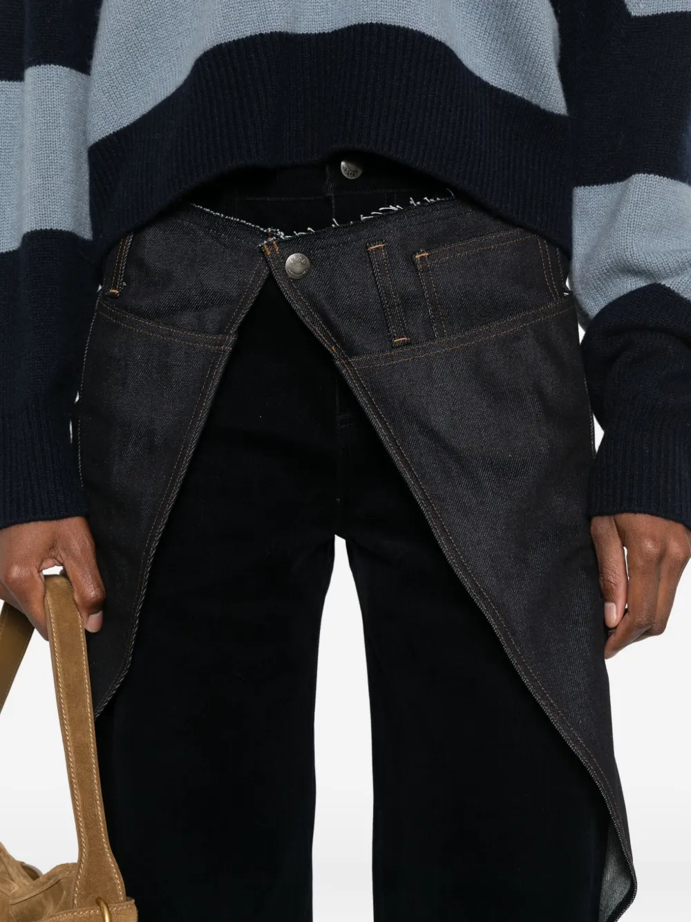 Andersson Bell Katoenen gelaagde jeans Blauw