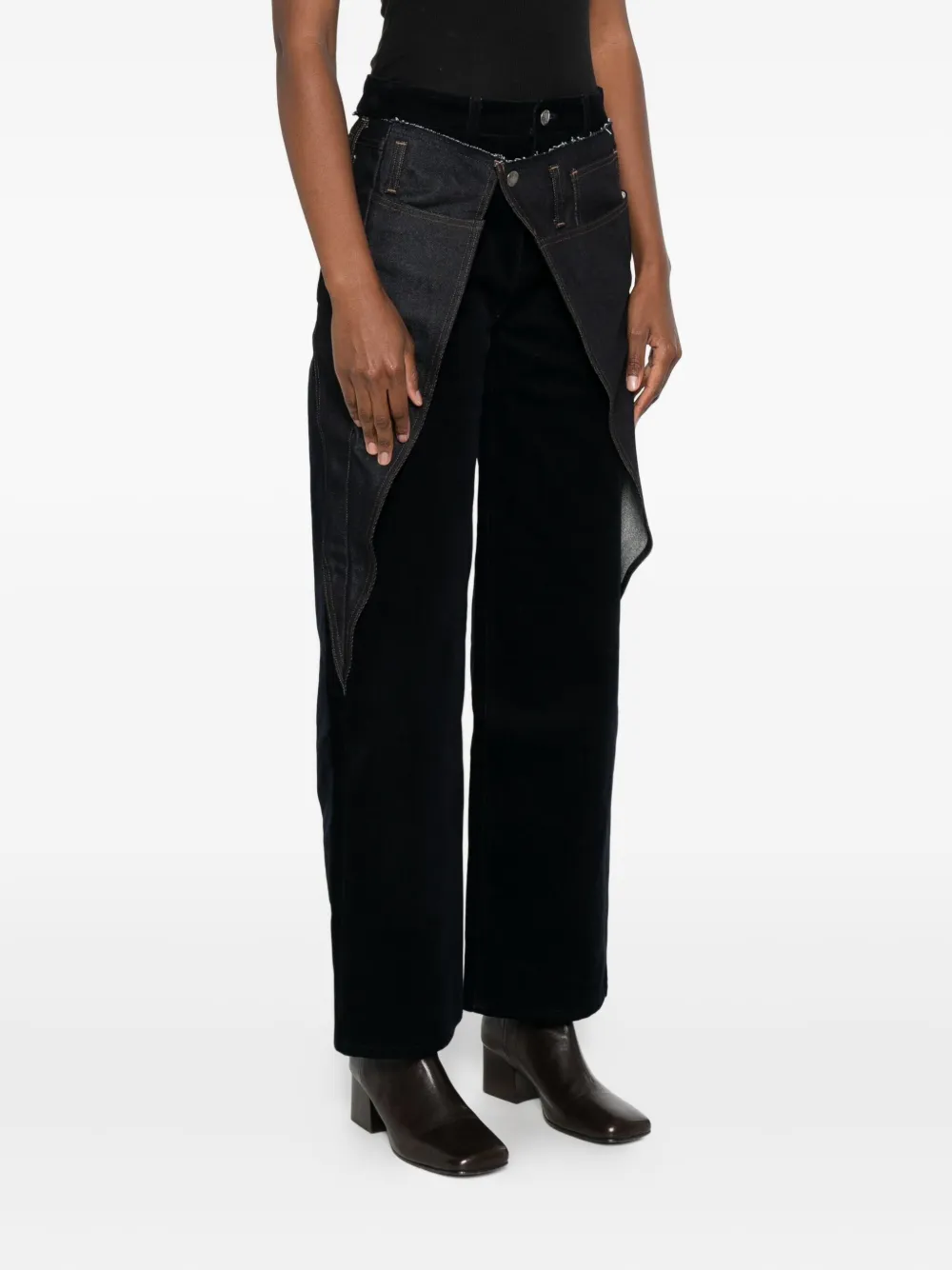 Andersson Bell Katoenen gelaagde jeans Blauw