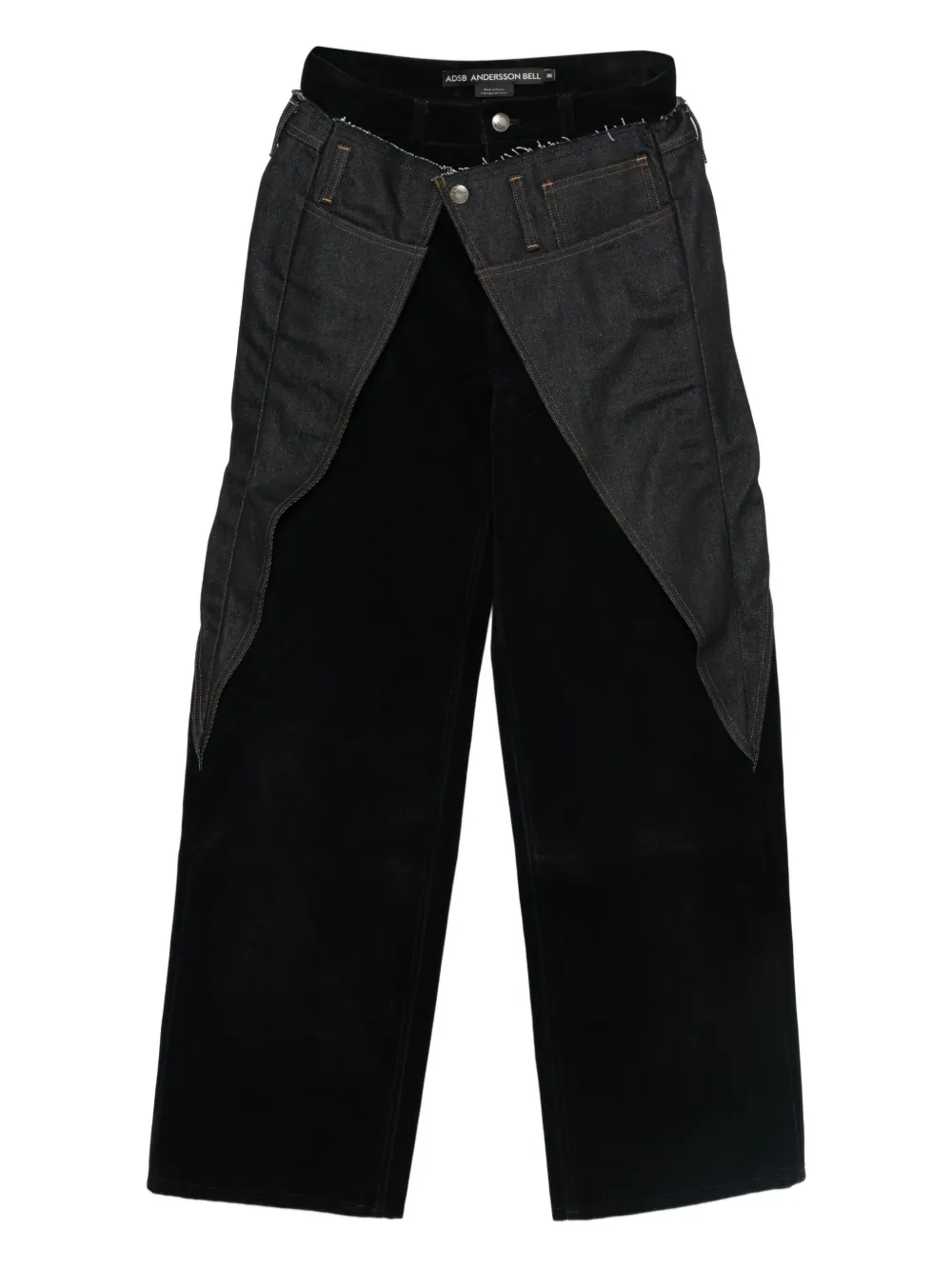 Andersson Bell Jeans con design a strati - Blu