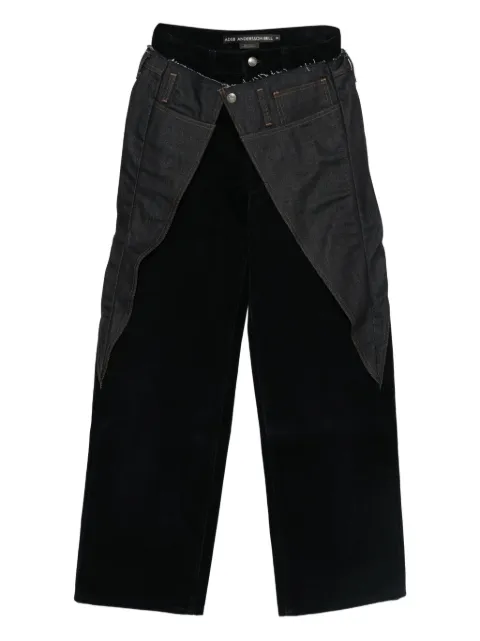 Andersson Bell cotton layered jeans