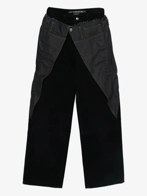 Andersson Bell cotton layered jeans