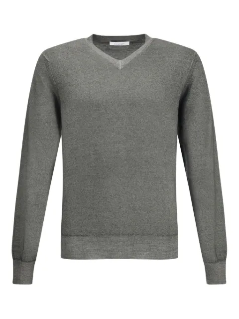 Cruciani v-neck long-sleeve sweater