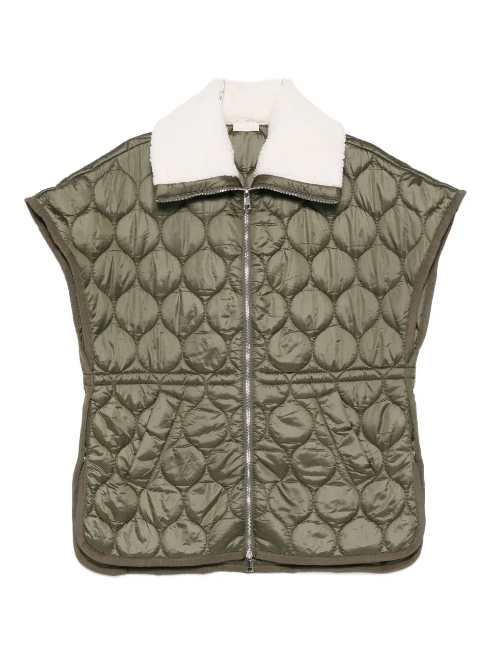 LIU JO quilted waistcoat | Green | Image 1