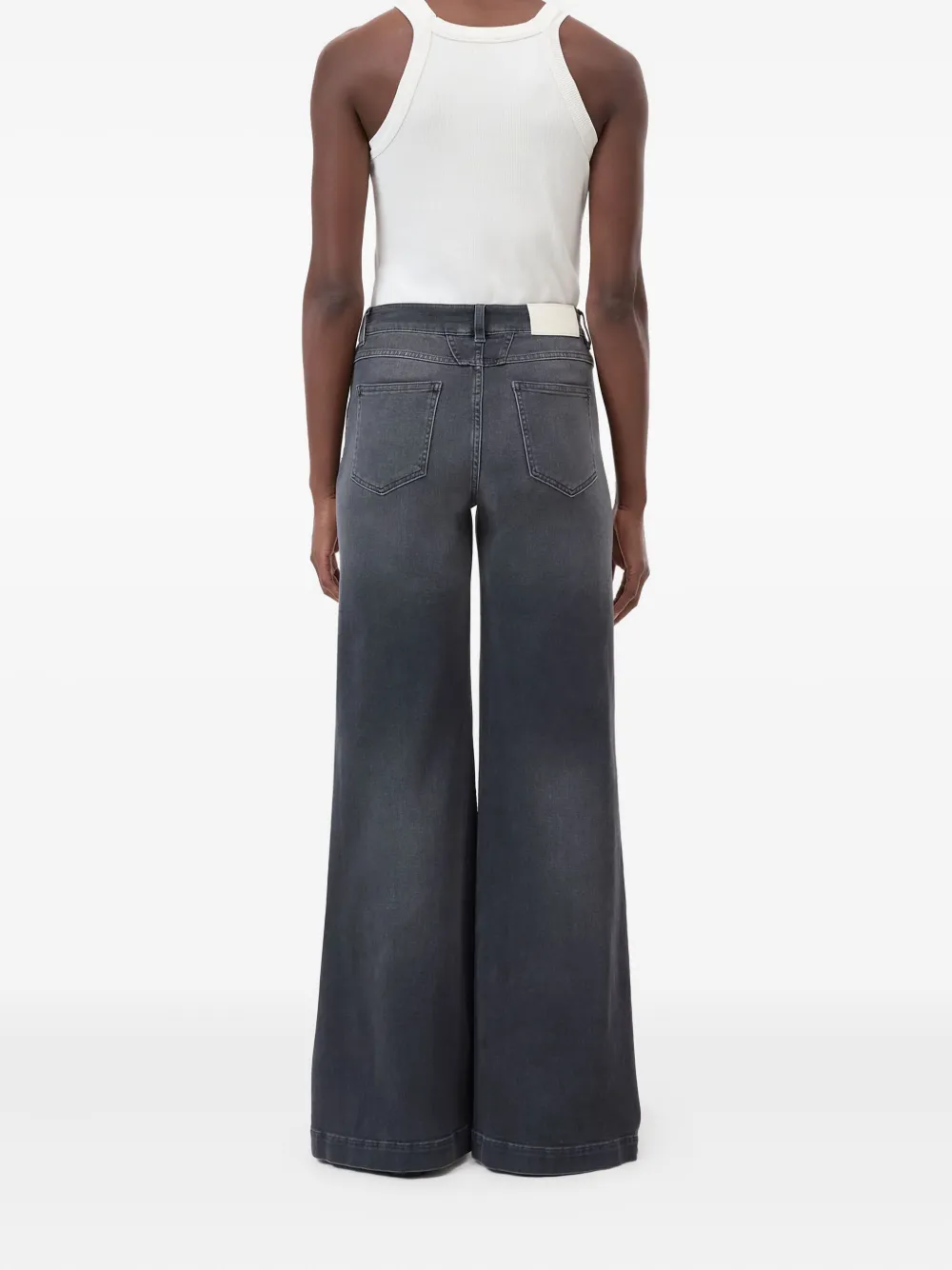 Closed Glow Up Wide-leg Jeans In Black
