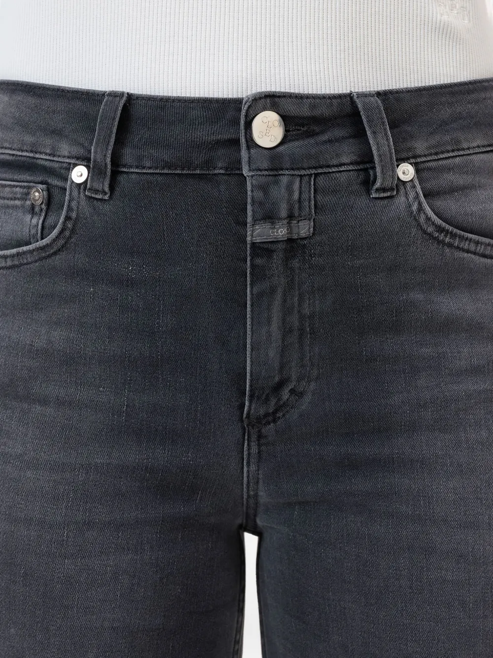 Closed Glow Up Wide-leg Jeans In Black