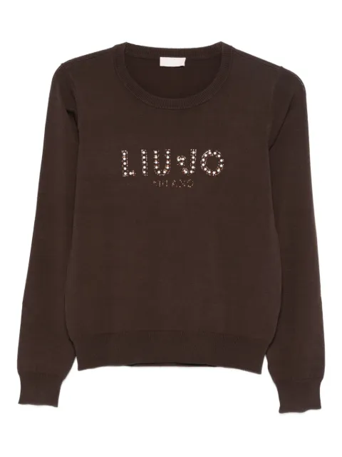 LIU JO logo-embellished jumper