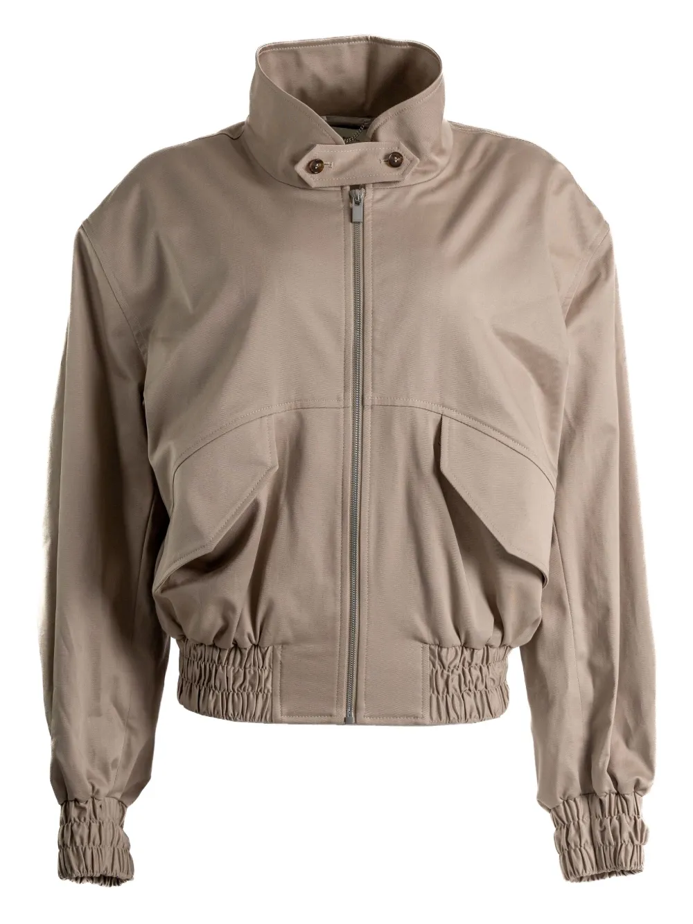 Magda Butrym zip-up bomber jacket | Neutrals | Image 1