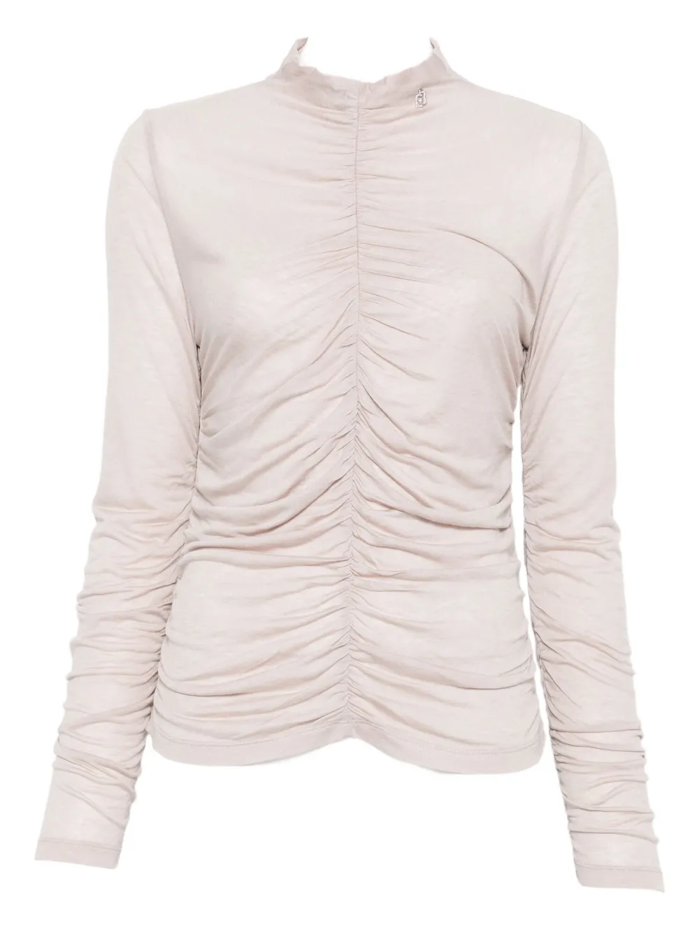 Liu •jo Wool-blend Top In Neutral