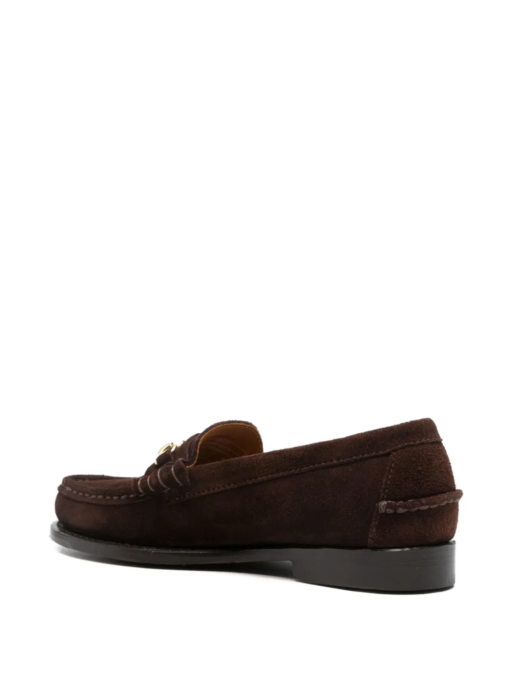 Sebago Loafers met horsebitdetail Bruin