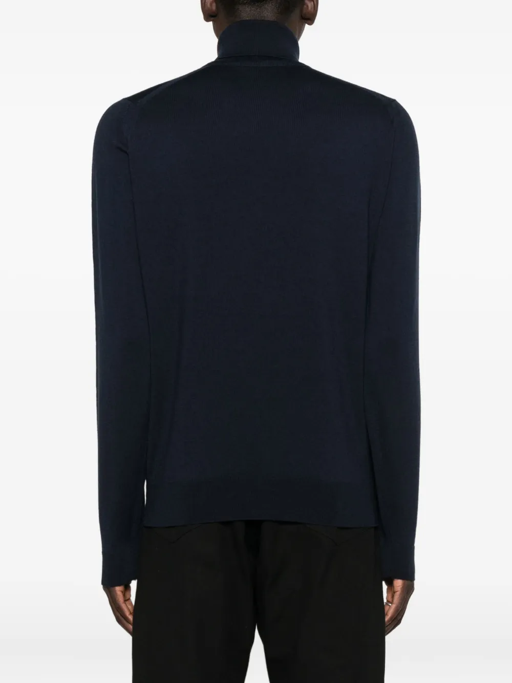 John Smedley Pullover Mit Rollkragen In Black