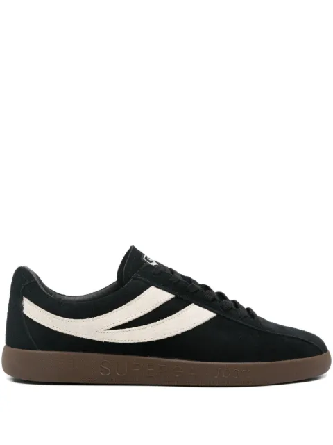 Superga panelled sneakers