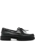 Sebago leather boat shoes - Black