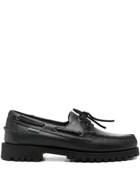 Sebago leather boat shoes