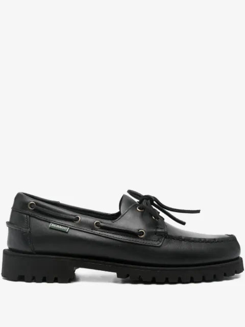 Sebago leather boat shoes