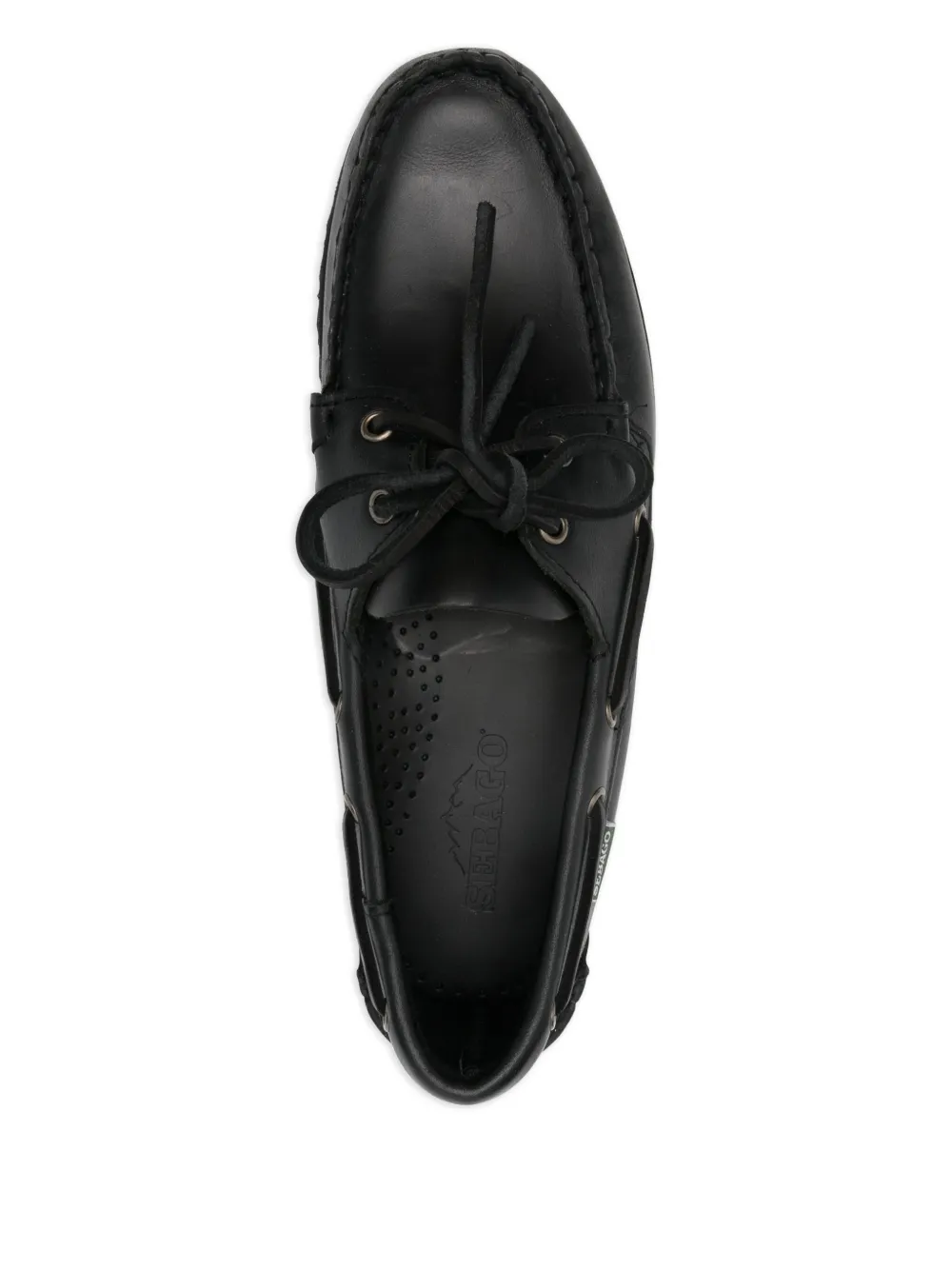 Sebago Leren bootschoenen Zwart