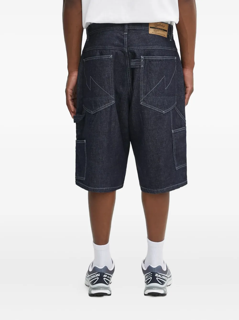 Neighborhood Shorts met meerdere zakken Blauw