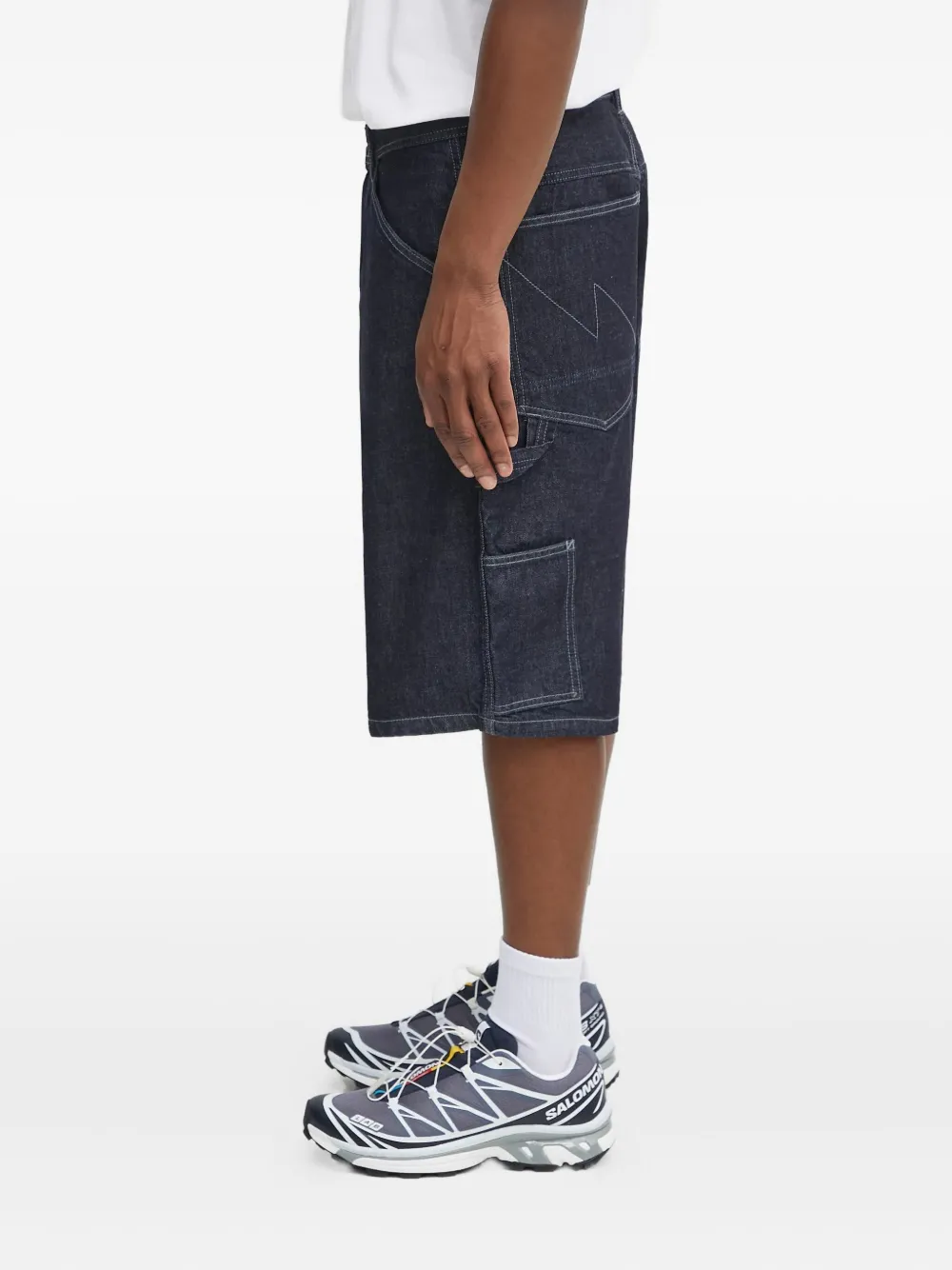 Neighborhood multiple-pockets shorts - Blauw