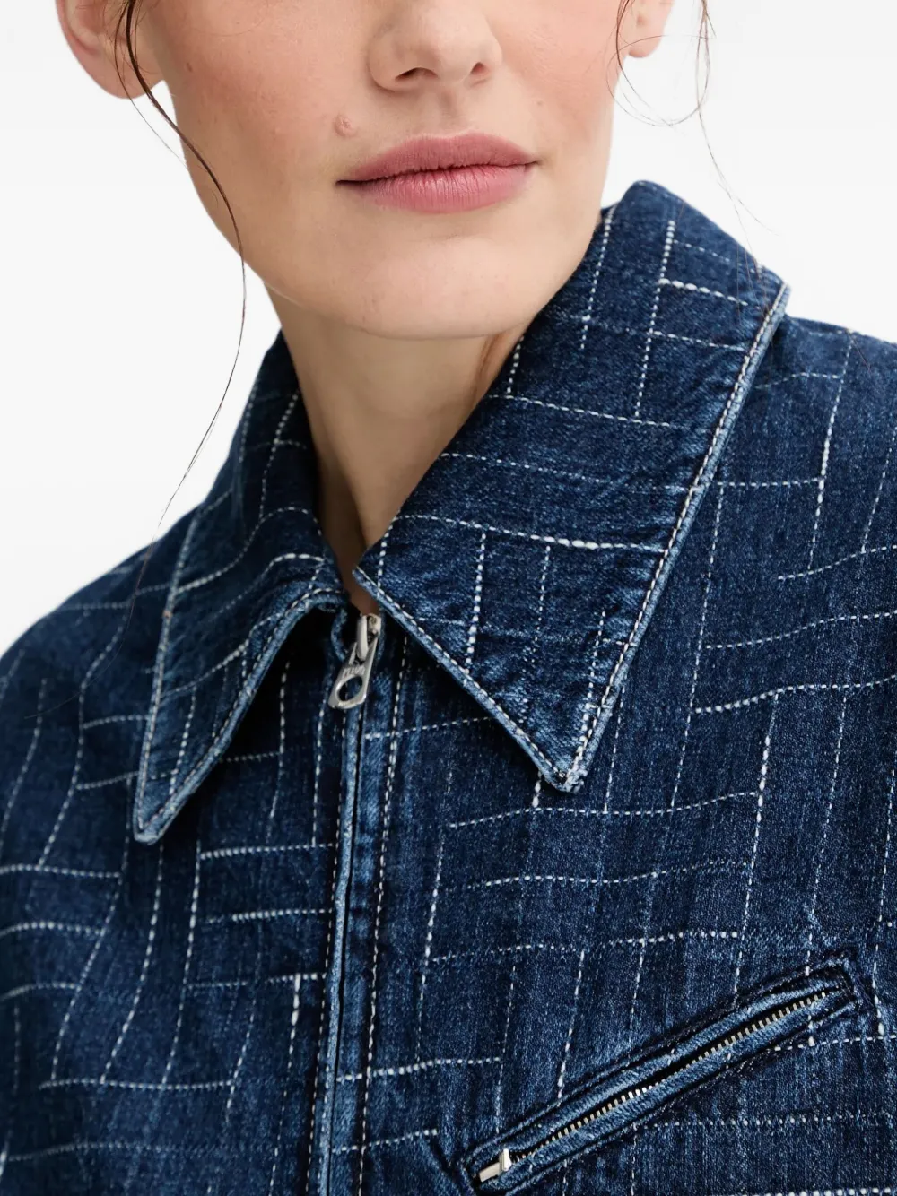 Kenzo Denim jack Blauw