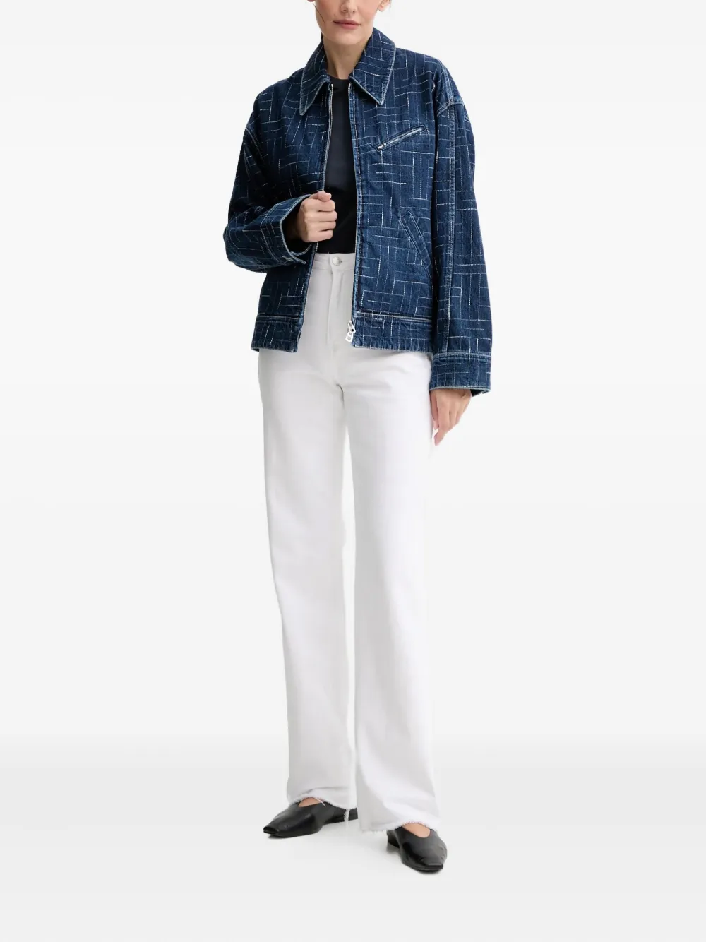Kenzo Denim jack Blauw