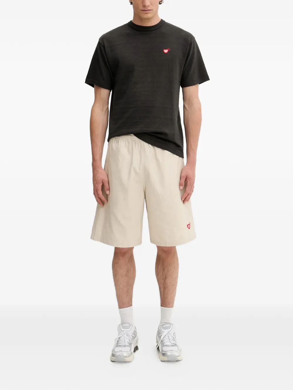 Human Made Shorts met hartlogo - Beige