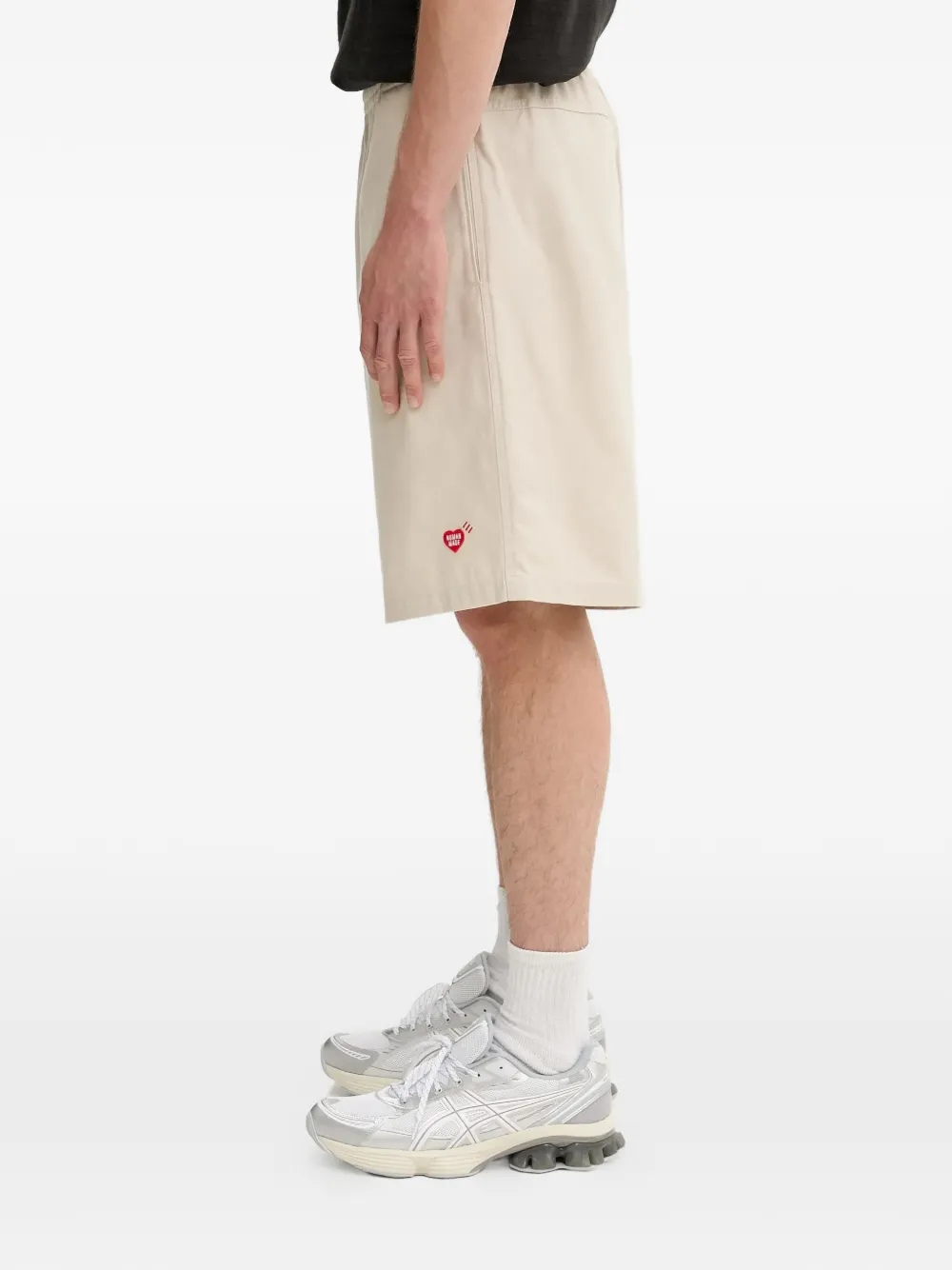  Human Made Heart-logo Shorts - Neutrals 
