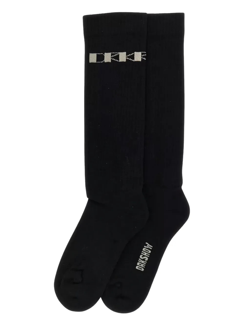 Rick Owens DRKSHDW ribbed socks | Black | Image 1